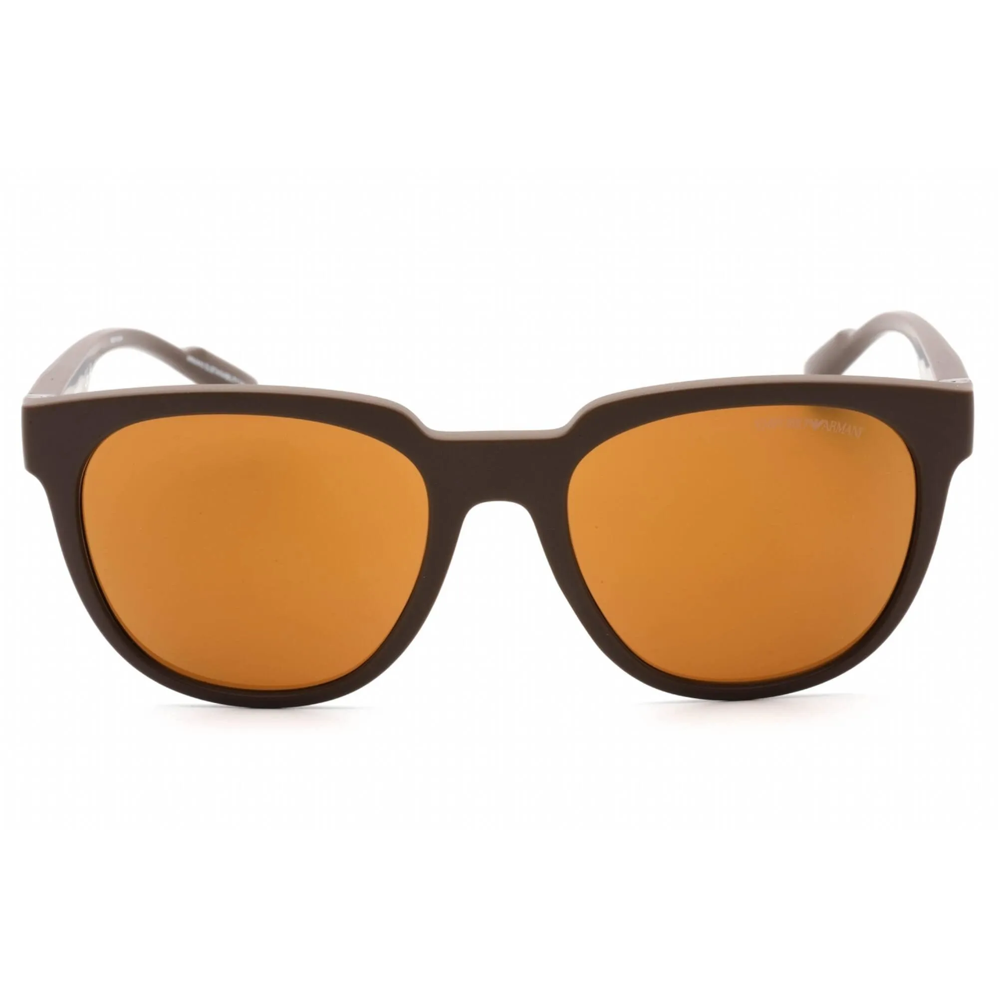 Emporio Armani Men's Sunglasses - Matte Brown Plastic Full Rim Frame | 0EA4205 52606H