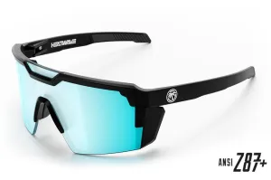 FUTURE TECH SUNGLASSES: BLACK FRAME ARCTIC CHROME Z87 