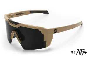 Future Tech Sunglasses: Desert Tan Z87 Black Polarized