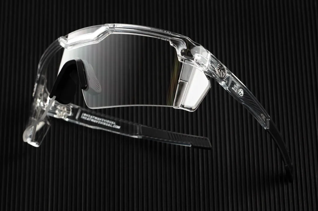 FUTURE TECH SUNGLASSES: VAPOR CLEAR FRAME CLEAR LENS Z87 