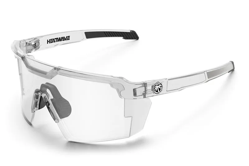 FUTURE TECH SUNGLASSES: VAPOR CLEAR FRAME CLEAR LENS Z87 