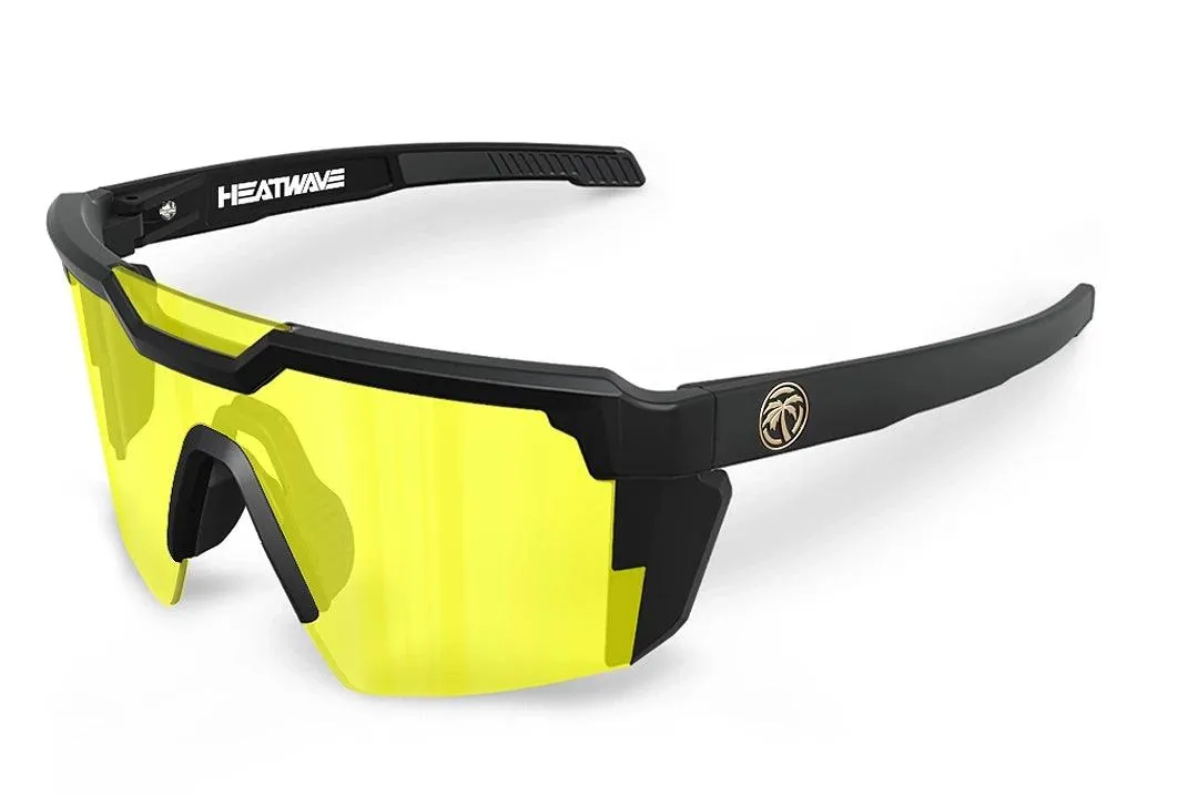Future Tech Sunglasses: Vapor Clear Frame Hi-Vis Yellow Lens Z87 