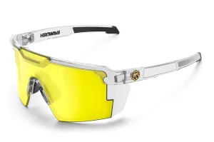 Future Tech Sunglasses: Vapor Clear Frame Hi-Vis Yellow Lens Z87 