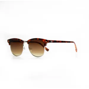 Gap Unisex Sunglasses - Havana Plastic Square Frame Brown Lens | GAP SGP403 HAV