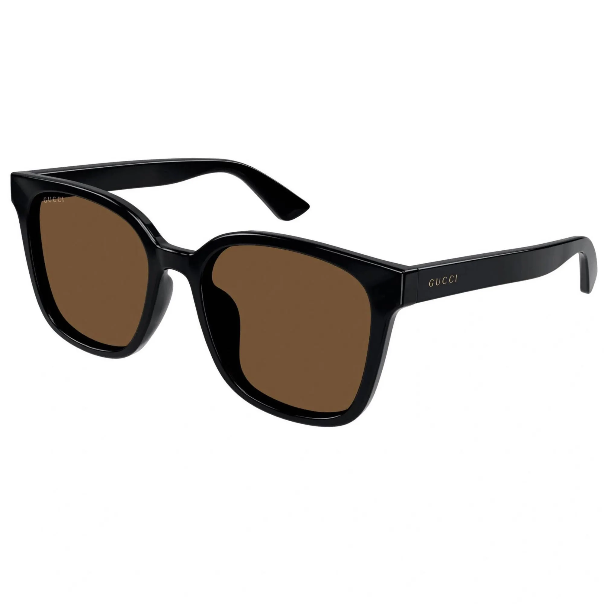 Gucci Men's Sunglasses - Grey Acetate Full Rim Square Frame Brown Lens | GG1346SK 005