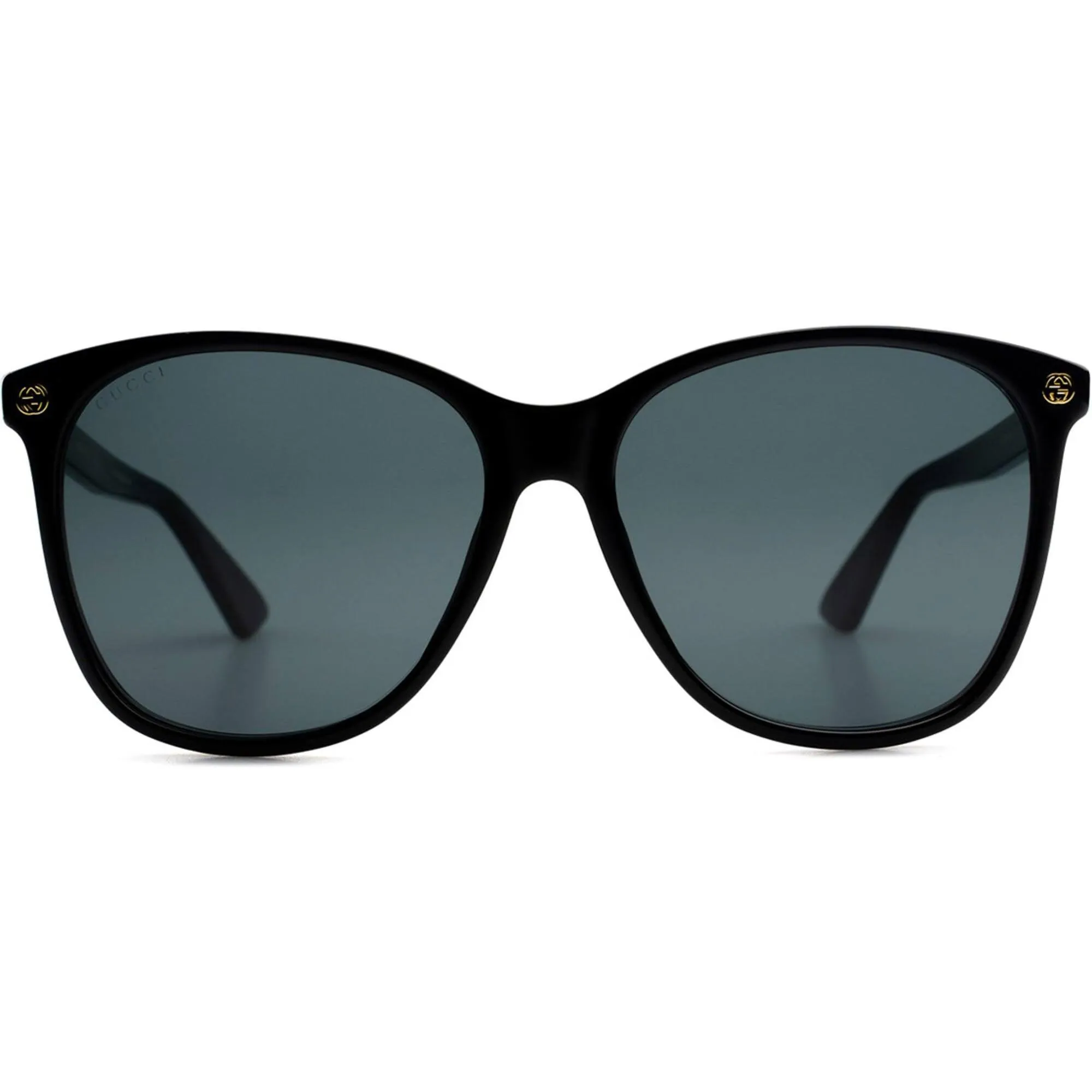 Gucci Women's Sunglasses - Black Havana Acetate Frame Grey Shaded Lens | GG0024S 003