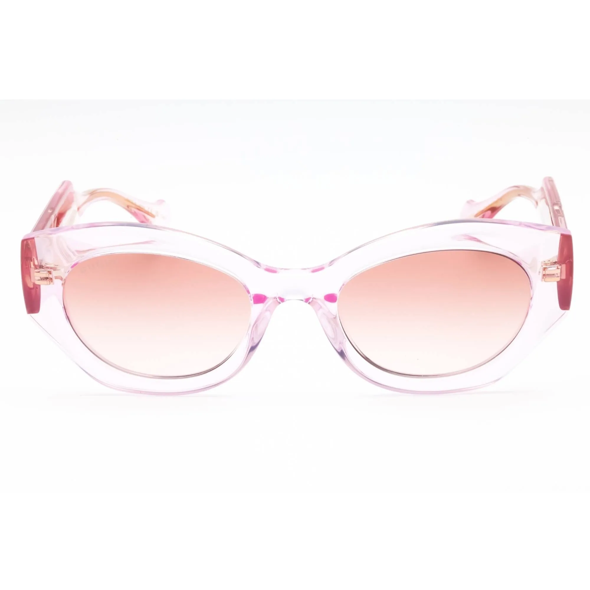 Gucci Women's Sunglasses - Pink Crystal Injected Propionate Cat Eye | GG1553S 003