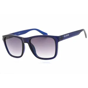 Guess Factory Men's Sunglasses - Crystal Blue Plastic Frame Blue Lens | GF0254 90B