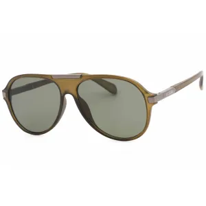 Guess Factory Men's Sunglasses - Matte Dark Green Plastic Full Rim Frame | GF0237 97N