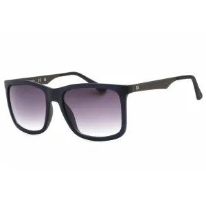 Guess Factory Men's Sunglasses - Rectangular Frame Gradient Smoke Lens | GF0171 91B