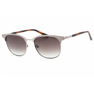 Guess Men's Sunglasses - Full Rim Shiny Gunmetal Metal Square Frame | GU00052 08P