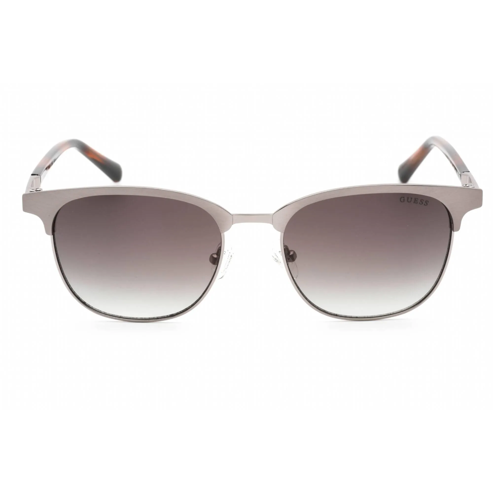 Guess Men's Sunglasses - Full Rim Shiny Gunmetal Metal Square Frame | GU00052 08P