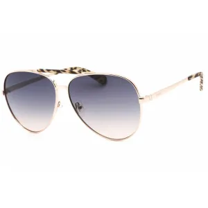 Guess Women's Sunglasses - Full Rim Shiny Rose Gold Metal Aviator Frame | GU5209 28B