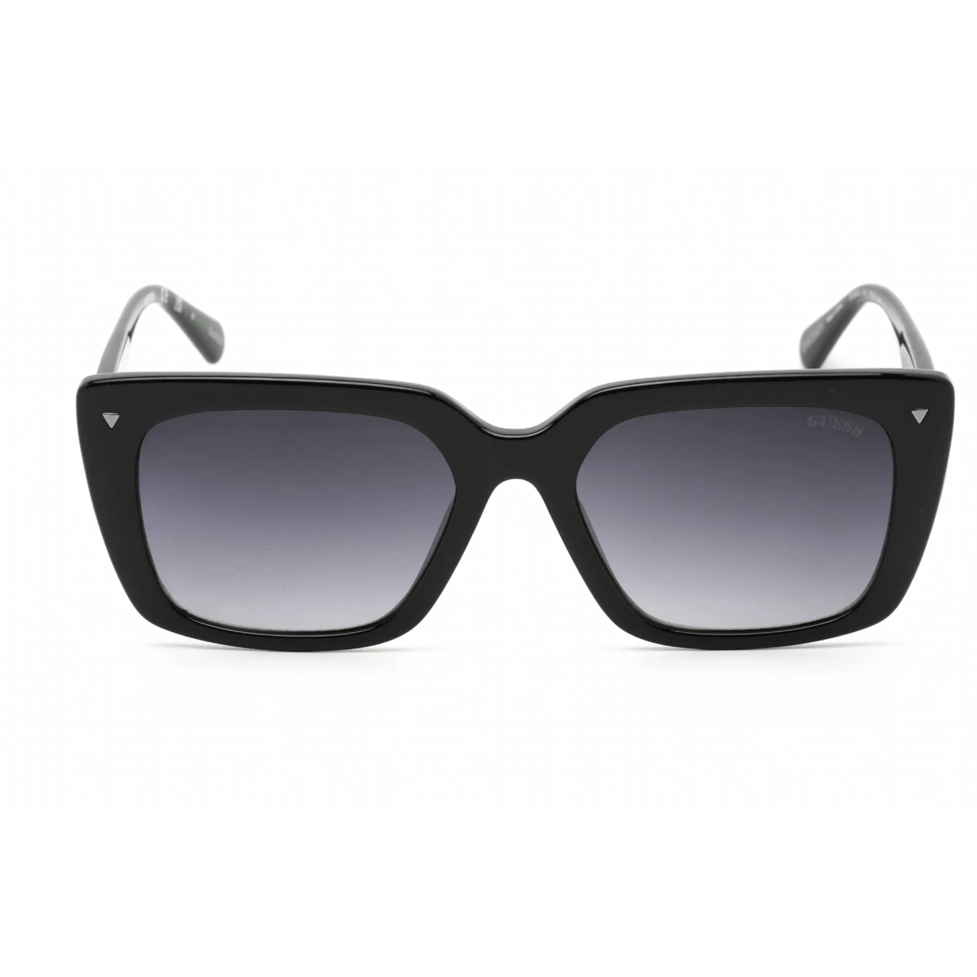 Guess Women's Sunglasses - Shiny Black Plastic Frame Gradient Smoke Lens | GU8243 01B