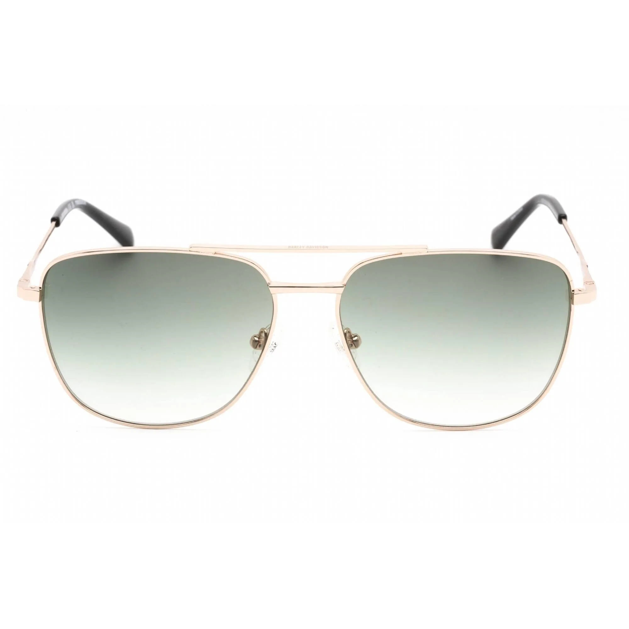 Harley Davidson Men's Sunglasses - Gold Metal Full Rim  Frame | HD1011X 32P