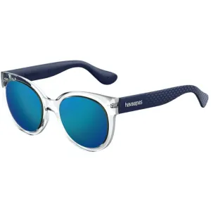 Havaianas Women's Sunglasses - Crystal Blue Plastic Cat Eye Frame | NORONHA/M 0QM4/Z0