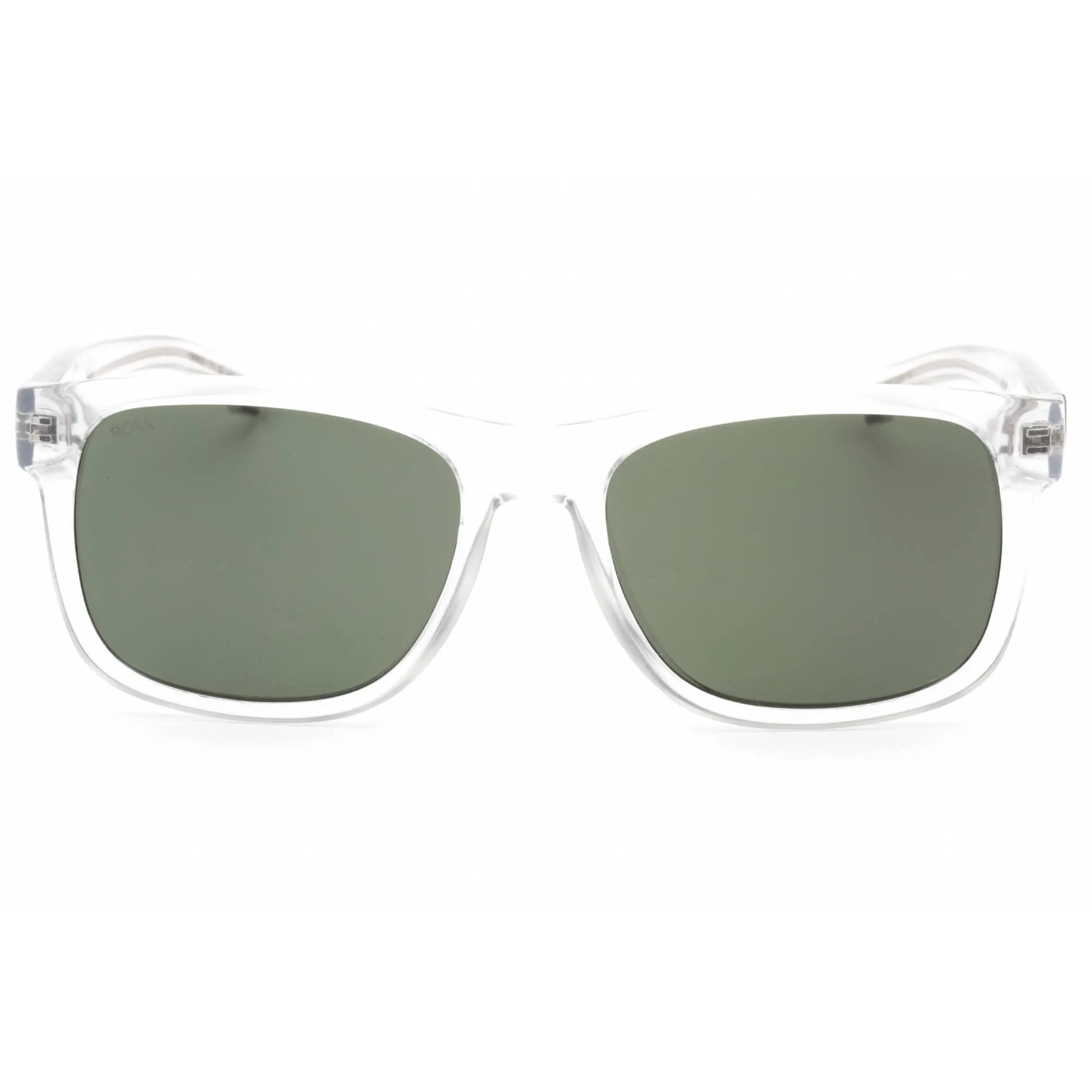 Hugo Boss Men's Sunglasses - Crystal Rectangular Full Rim Frame | BOSS 1568/S 0900 QT