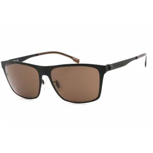 Hugo Boss Men's Sunglasses - Grey Lens Matte Black Rectangular | BOSS 1410/F/S 0003