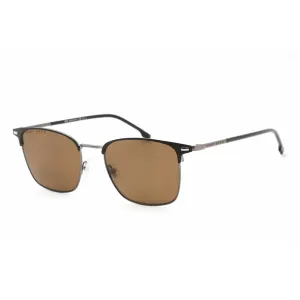 Hugo Boss Men's Sunglasses - Matte Black Cat Eye Metal Frame | BOSS 1122/U/S 0003 SP