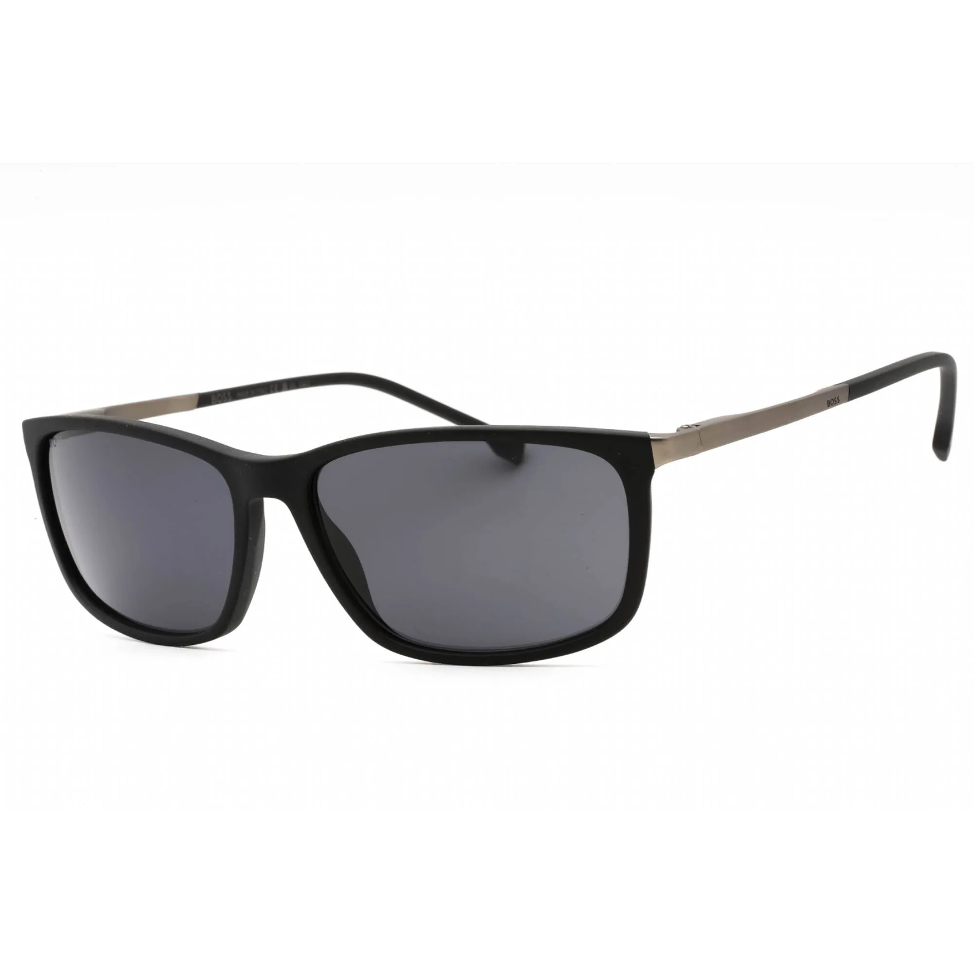 Hugo Boss Men's Sunglasses - Matte Black Frame Grey Lens | BOSS 1248/S/IT 0003 IR
