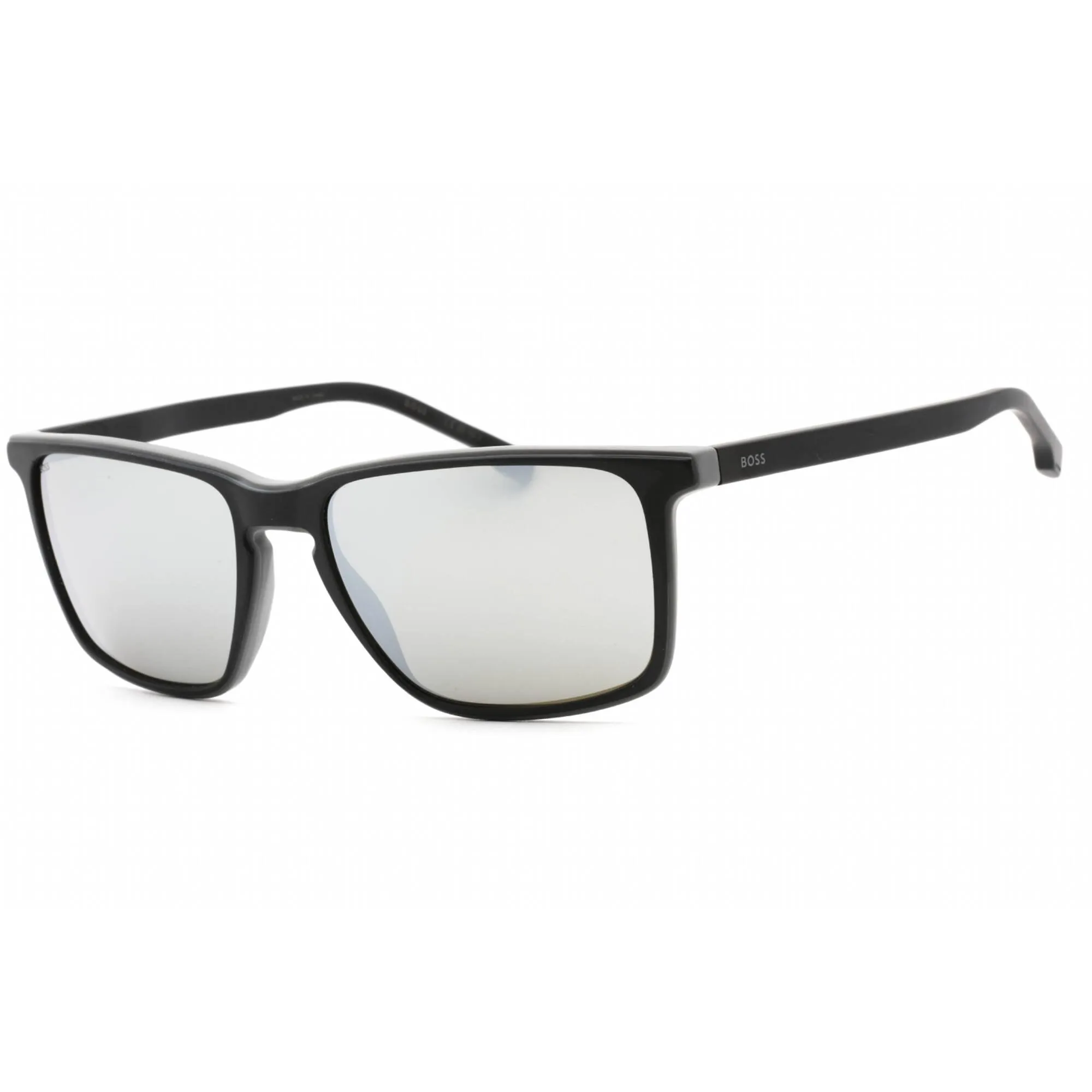 Hugo Boss Men's Sunglasses - Matte Black Grey Plastic Frame | BOSS 1556/O/S 0O6W T4