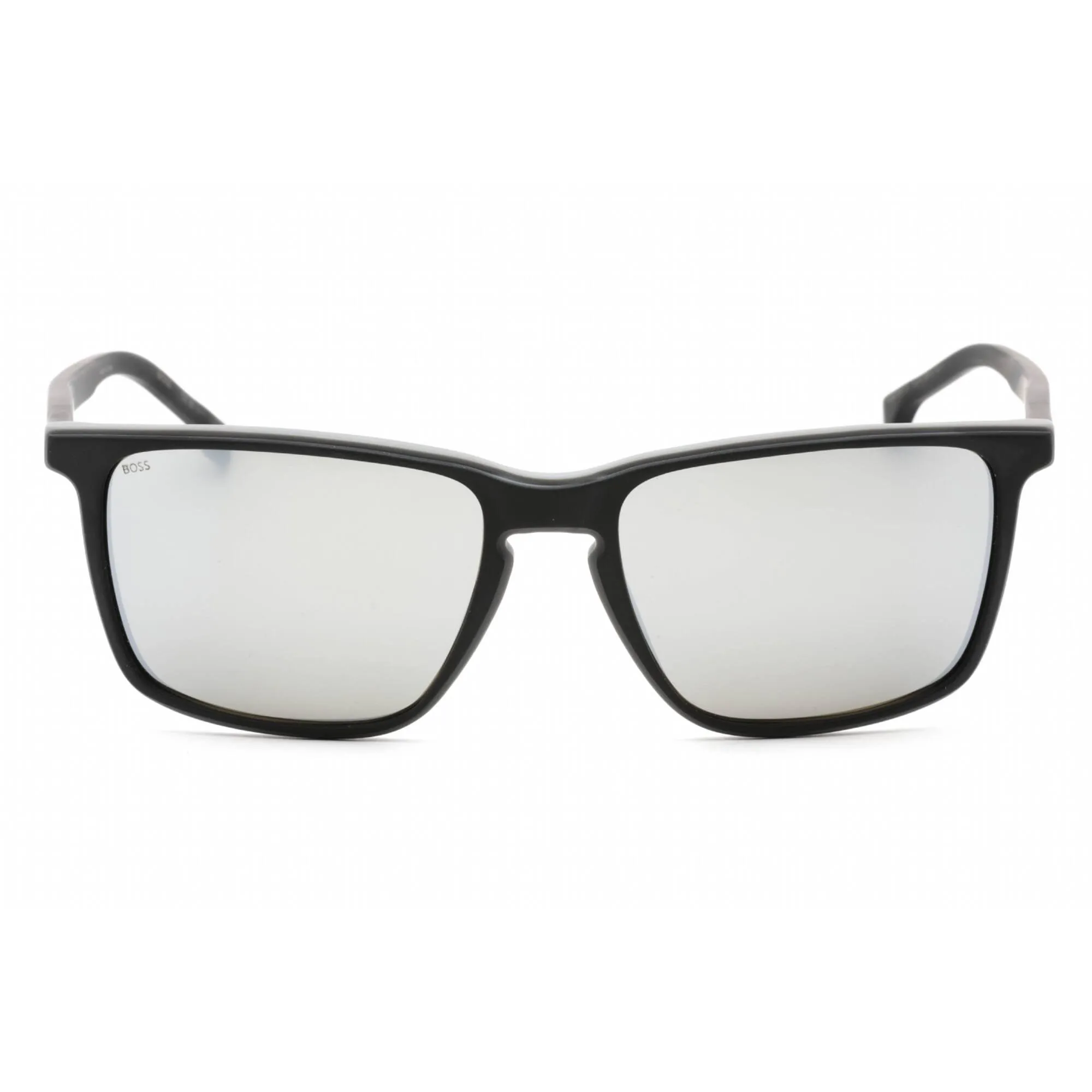 Hugo Boss Men's Sunglasses - Matte Black Grey Plastic Frame | BOSS 1556/O/S 0O6W T4