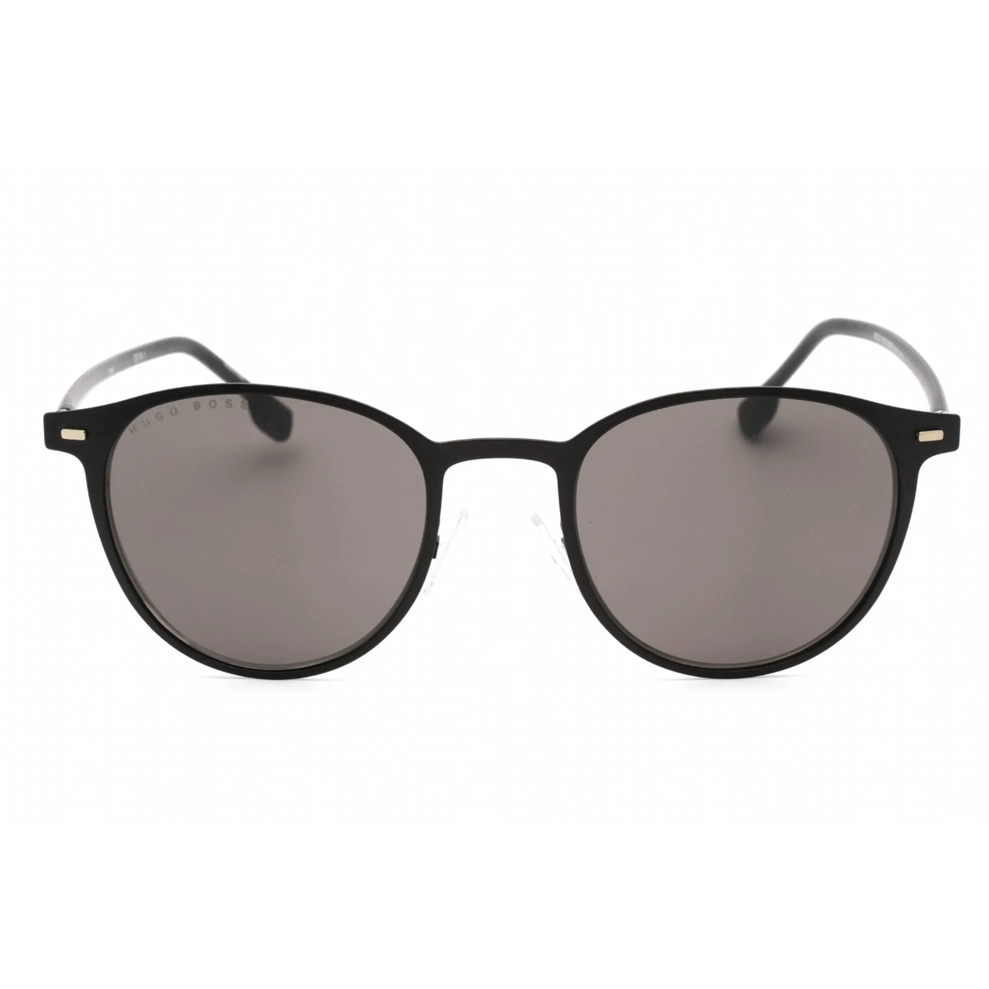 Hugo Boss Men's Sunglasses - Matte Black Metal Full Rim Oval Frame | 1008/S 0003 00