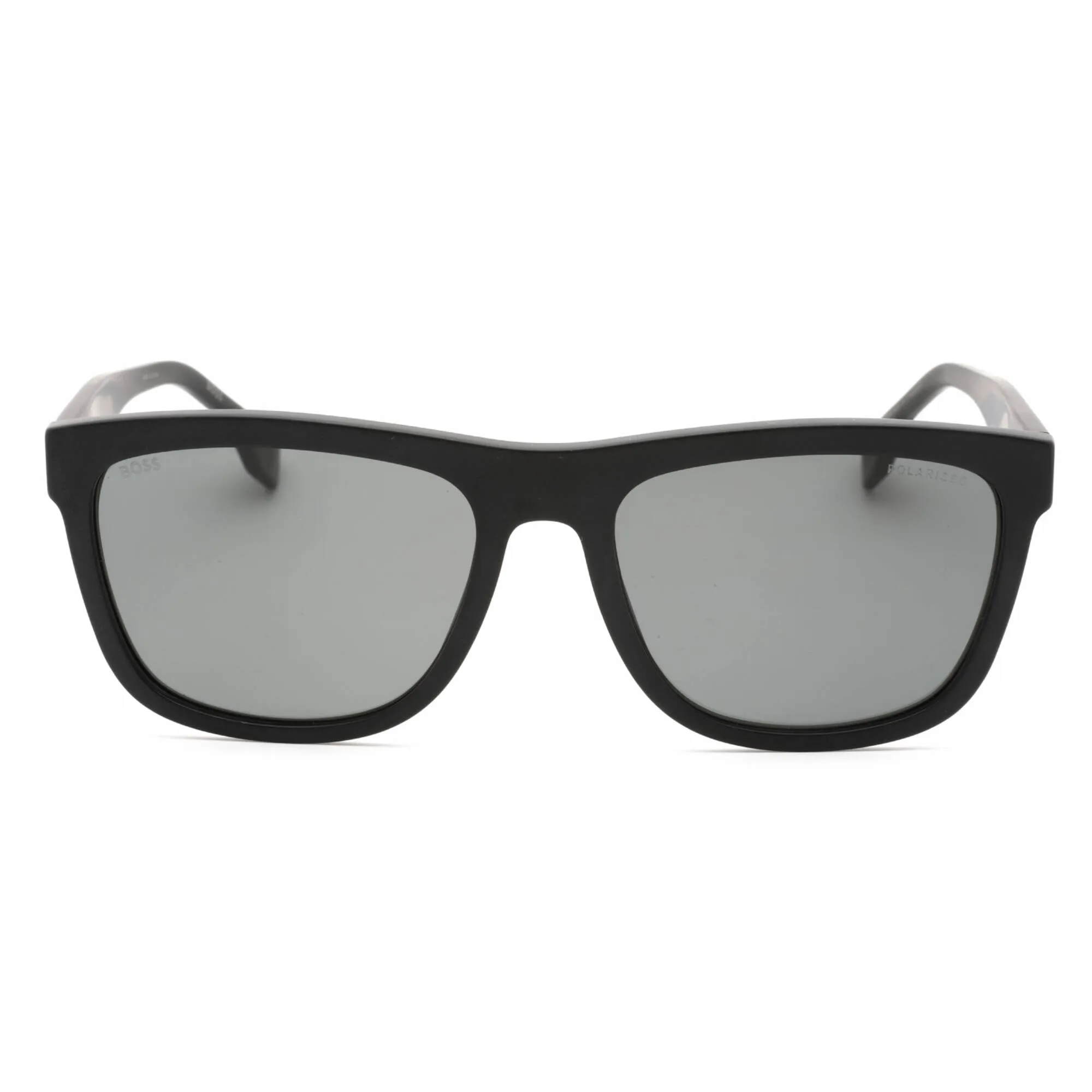 Hugo Boss Men's Sunglasses - Matte Black Plastic Frame Grey Lens | BOSS 1439/S 0003 M9