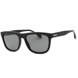 Hugo Boss Men's Sunglasses - Matte Black Plastic Frame Grey Lens | BOSS 1439/S 0003 M9