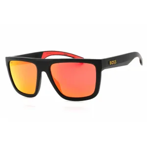 Hugo Boss Men's Sunglasses - Matte Black yellow Plastic Frame | BOSS 1451/S 0PGC UZ