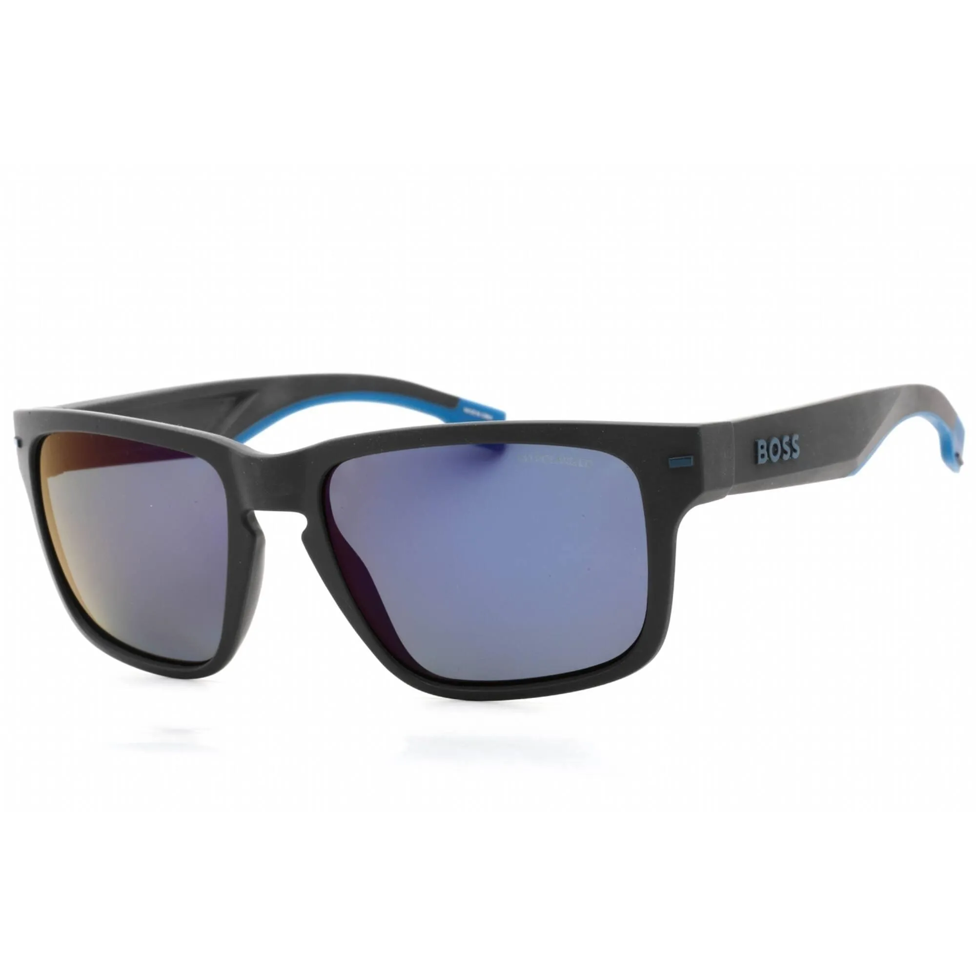 Hugo Boss Men's Sunglasses - Matte Dark Grey Rectangular Frame | BOSS 1497/S 08HT 4J