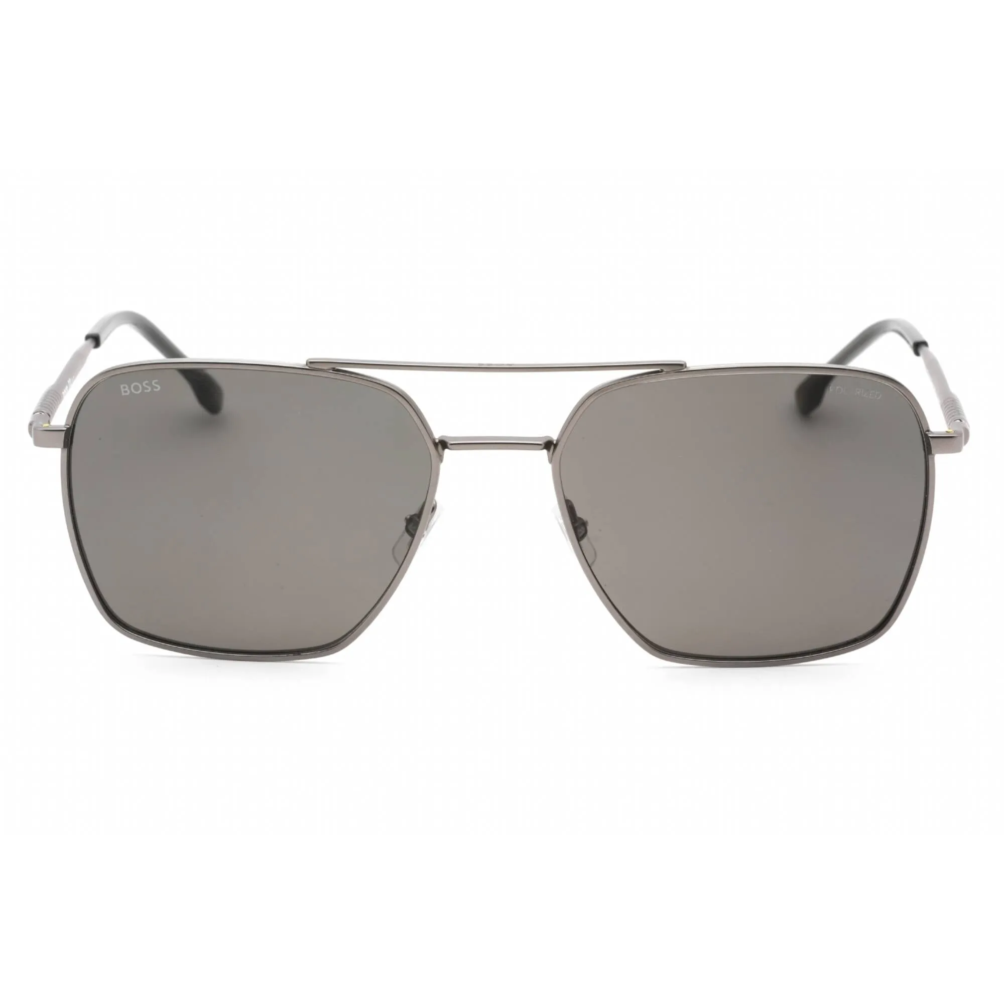 Hugo Boss Men's Sunglasses - Matte Dark Ruthenium Full Rim Frame | BOSS 1414/S 0R80 M9