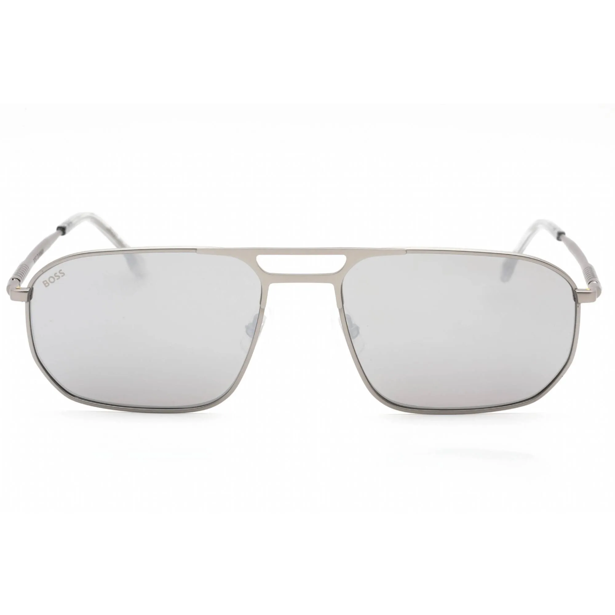 Hugo Boss Men's Sunglasses - Matte Ruthenium Rectangular Frame | BOSS 1446/S 0R81 JT