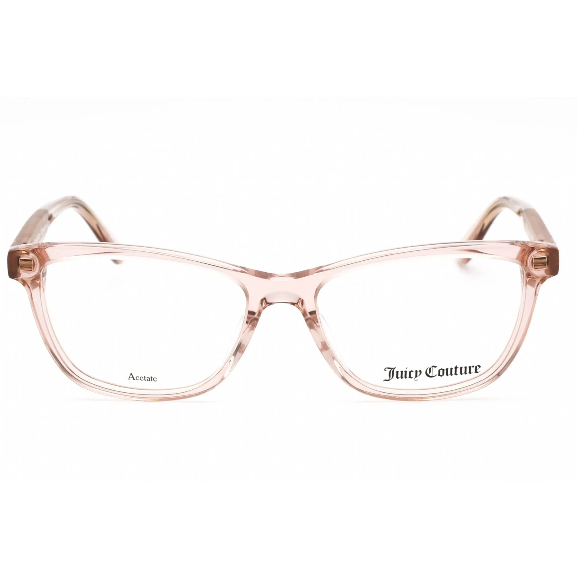 Juicy Couture Women's Eyeglasses - Pink Crystal Rectangular Frame | JU 187 08XO 00