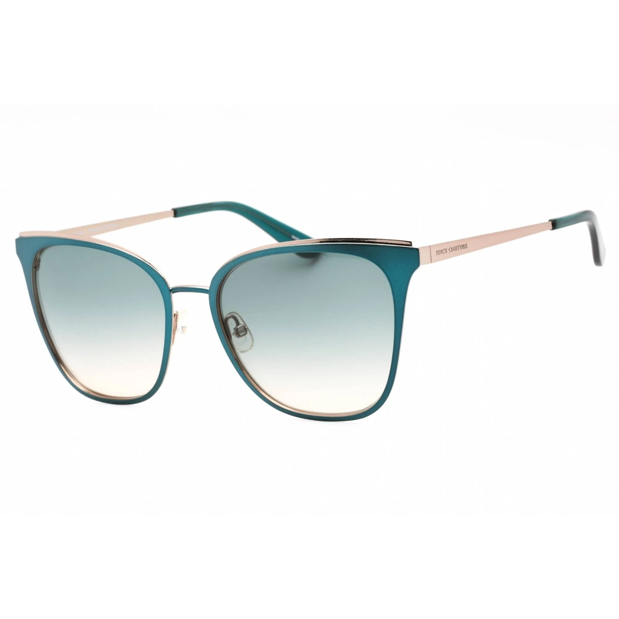 Juicy Couture Women's Sunglasses - Matte Teal Cat Eye Shape Frame | JU 609/G/S 0PYW PR