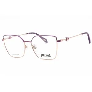 Just Cavalli Women's Eyeglasses - Shiny Red Gold Metal Butterfly Frame | VJC013 0E59