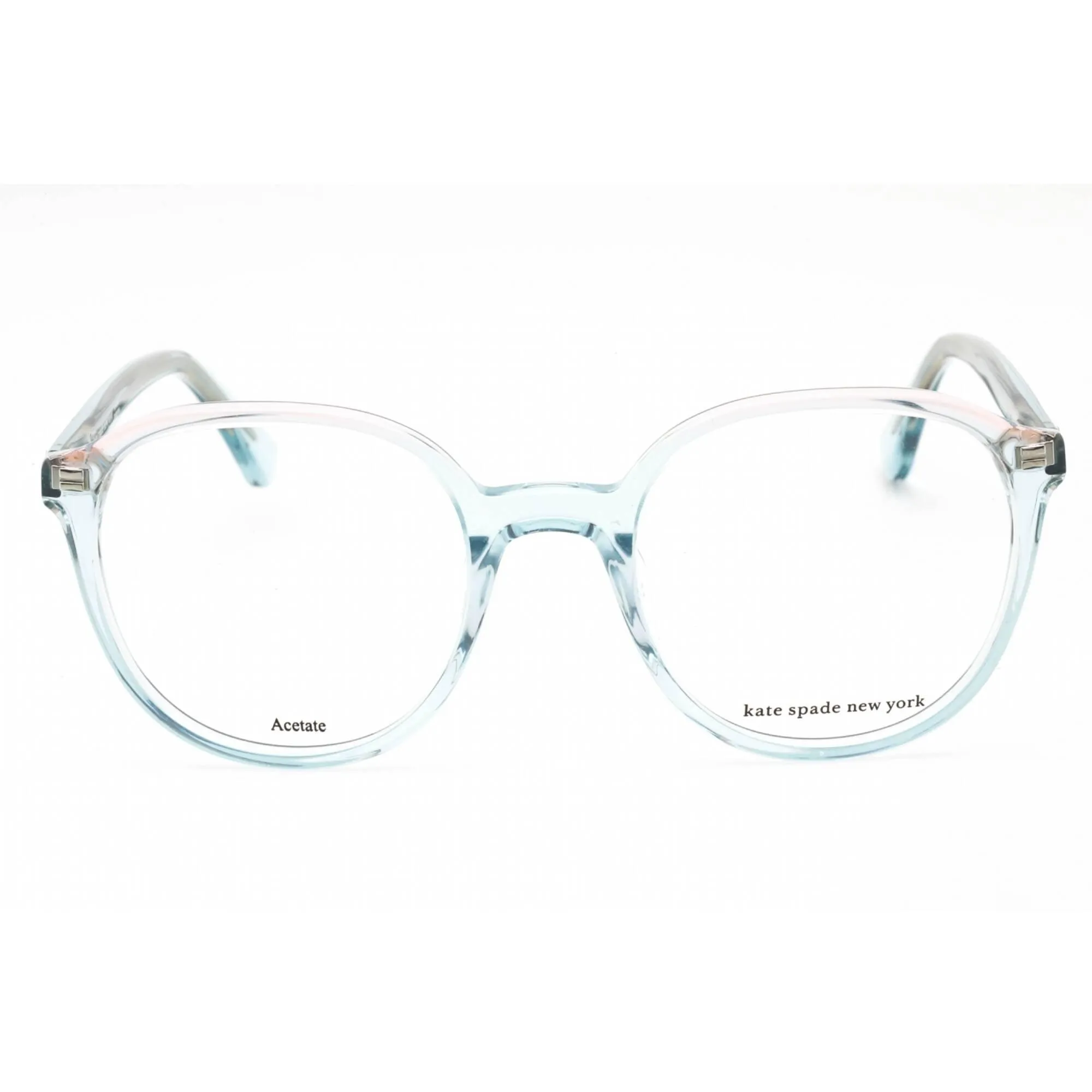 Kate Spade Women's Eyeglasses - Clear Demo Lens Blue Round Frame | POLINA 0PJP 00