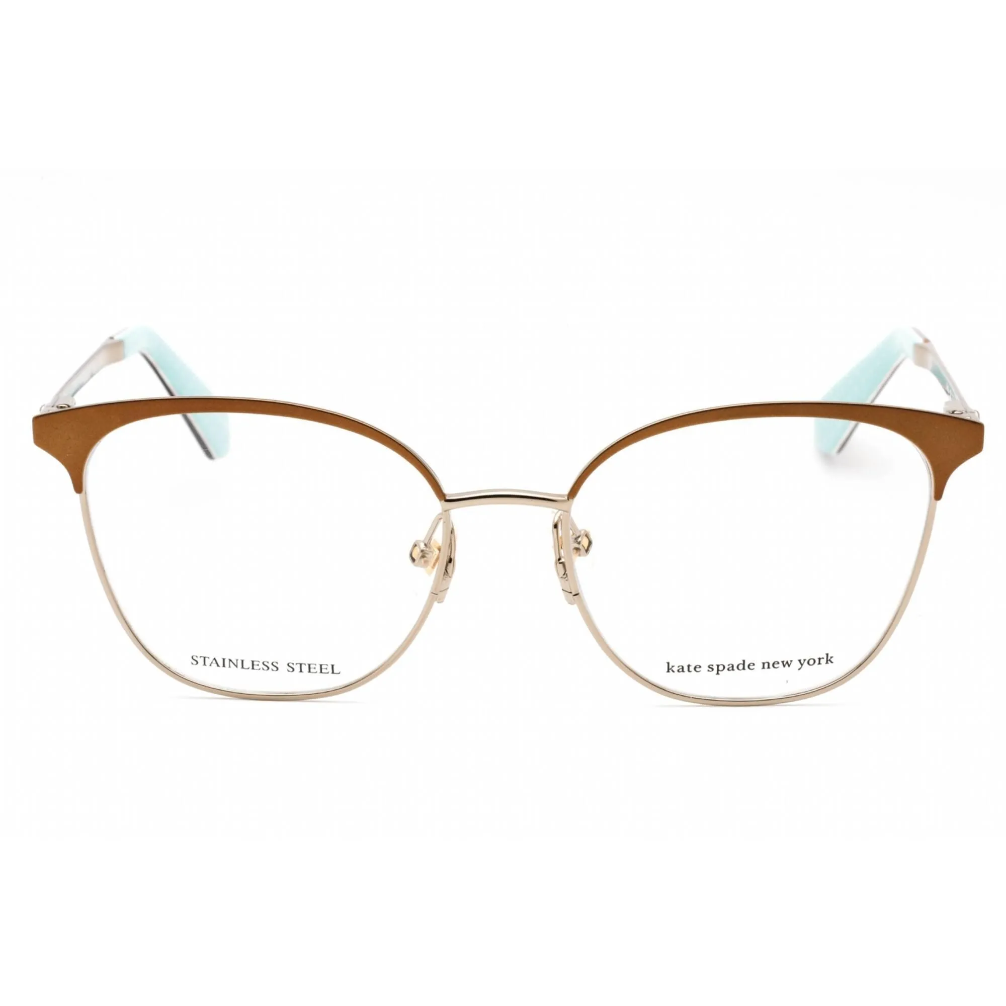 Kate Spade Women's Eyeglasses - Clear Demo Lens Brown Metal Frame | TANA/G 009Q 00