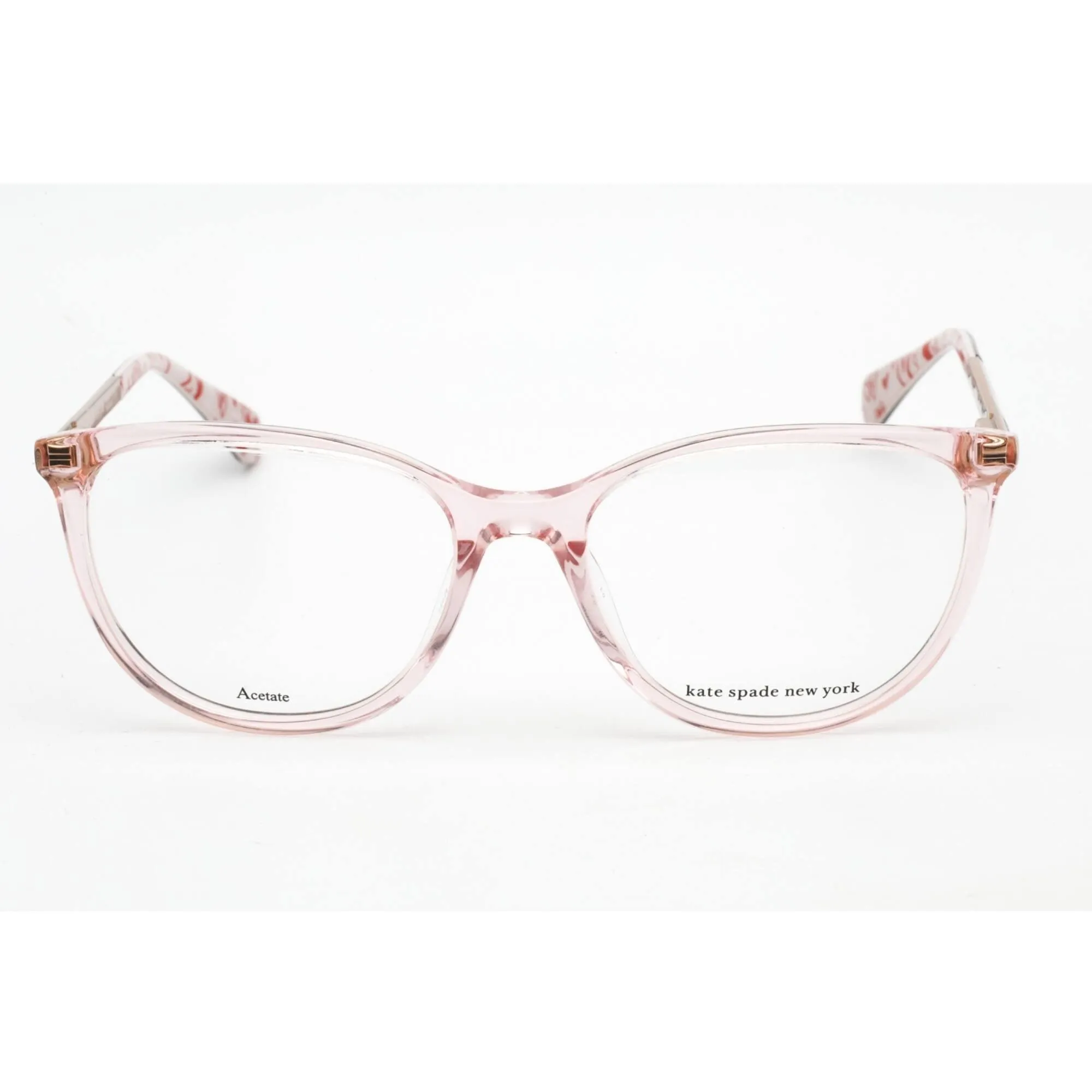 Kate Spade Women's Eyeglasses - Clear Lens Pink Plastic/Metal Frame | KIMBERLEE 35J