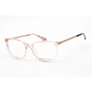 Kate Spade Women's Eyeglasses - Clear Lens Pink Plastic/Metal Frame | KIMBERLEE 35J
