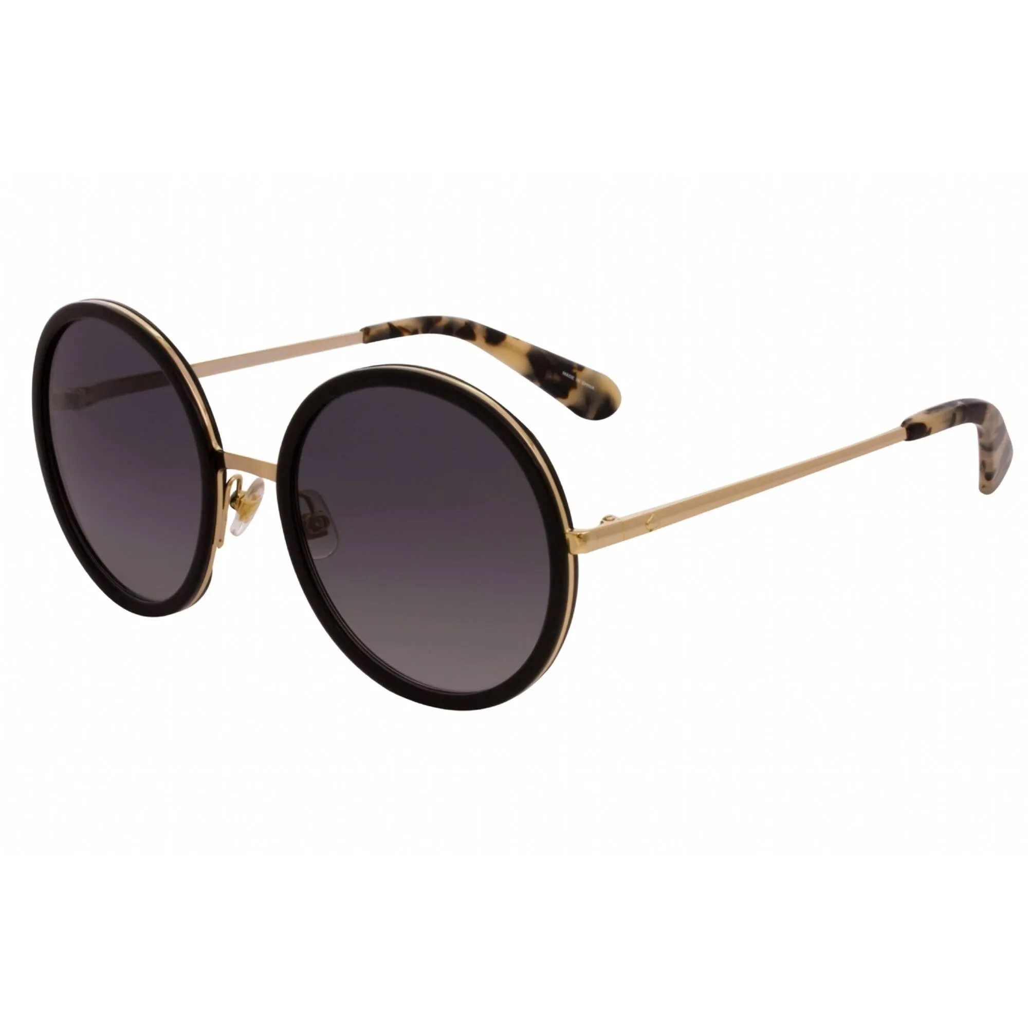 Kate Spade Women's Sunglasses - Black Gold Round Metal Frame | Lamonica/S 02M2 00