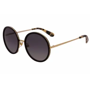Kate Spade Women's Sunglasses - Black Gold Round Metal Frame | Lamonica/S 02M2 00