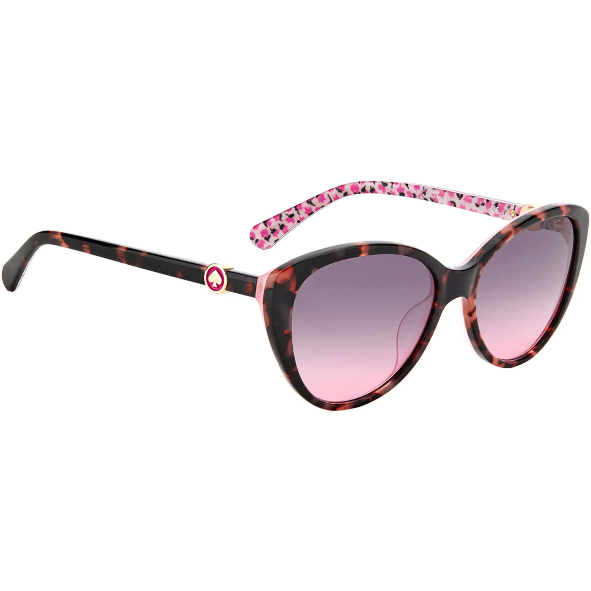 Kate Spade Women's Sunglasses - Pink Havana Full Rim Cat Eye | VISALIA/G/S-0HT8/FF