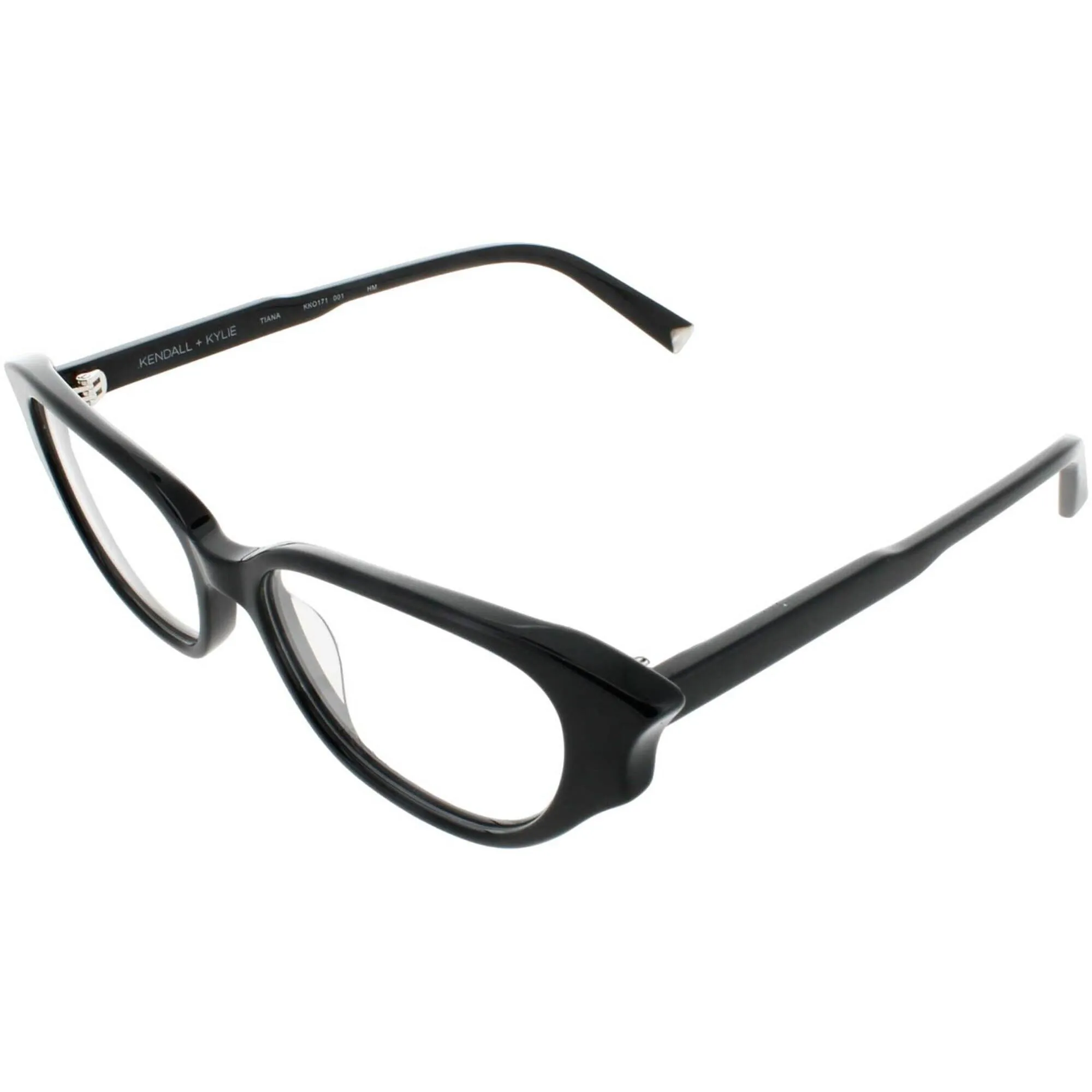 Kendall   Kylie Women's Eyeglasses - Black Cat Eye Shape Frame Demo Lens | KKO171ST 1