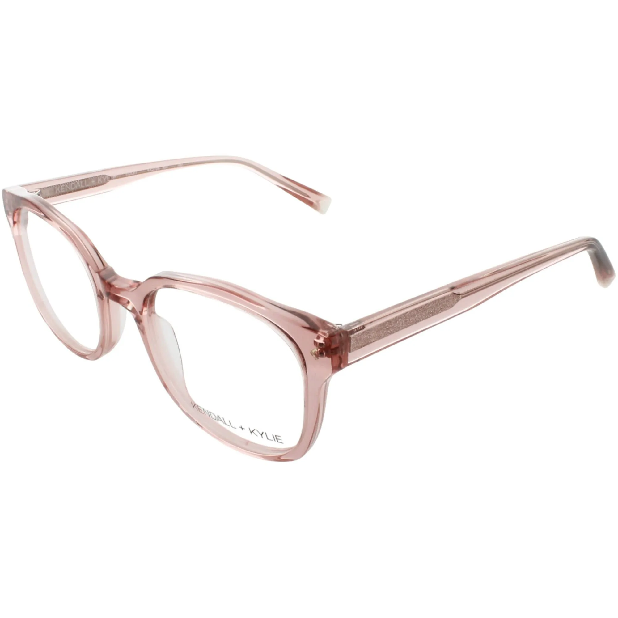 Kendall   Kylie Women's Eyeglasses - Blush Acetate Frame Demo Lens | KKO106 VIOLET 651