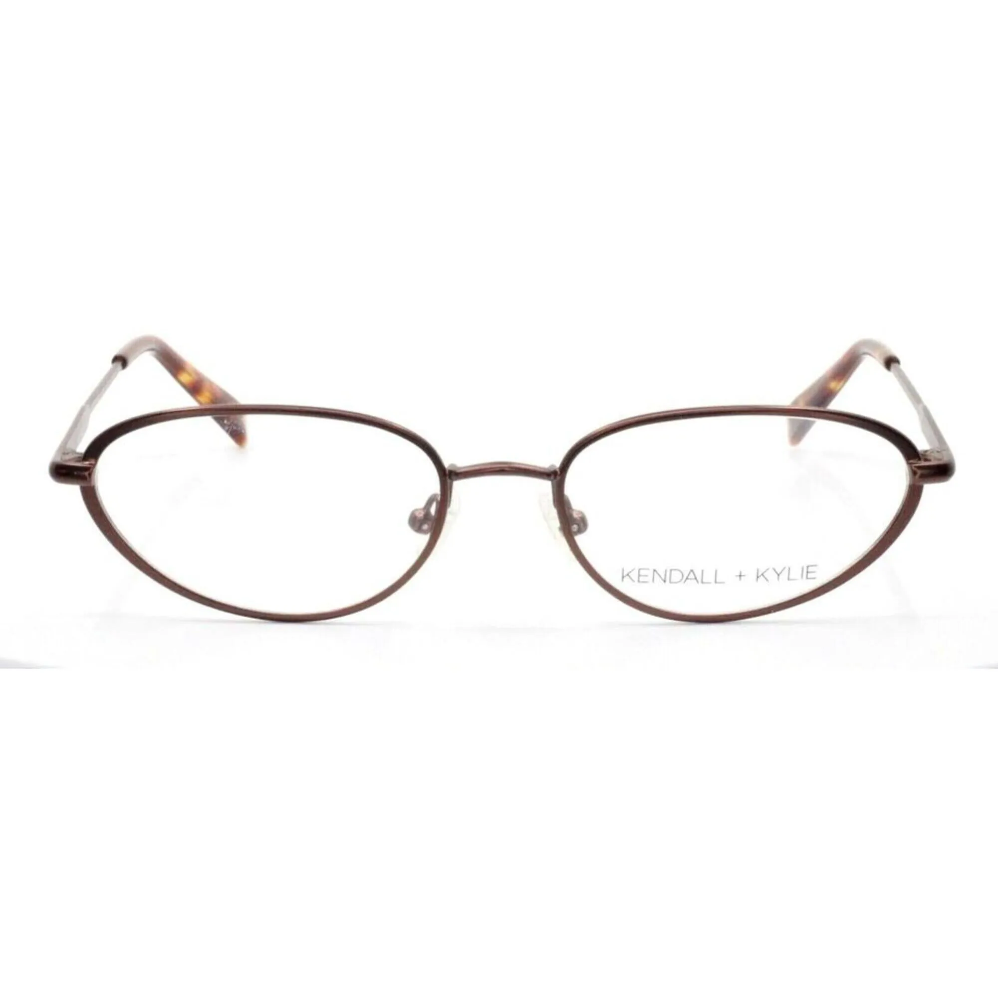 Kendall   Kylie Women's Eyeglasses - Brown Metal Frame Demo Lens | KKO165 VEDA 210