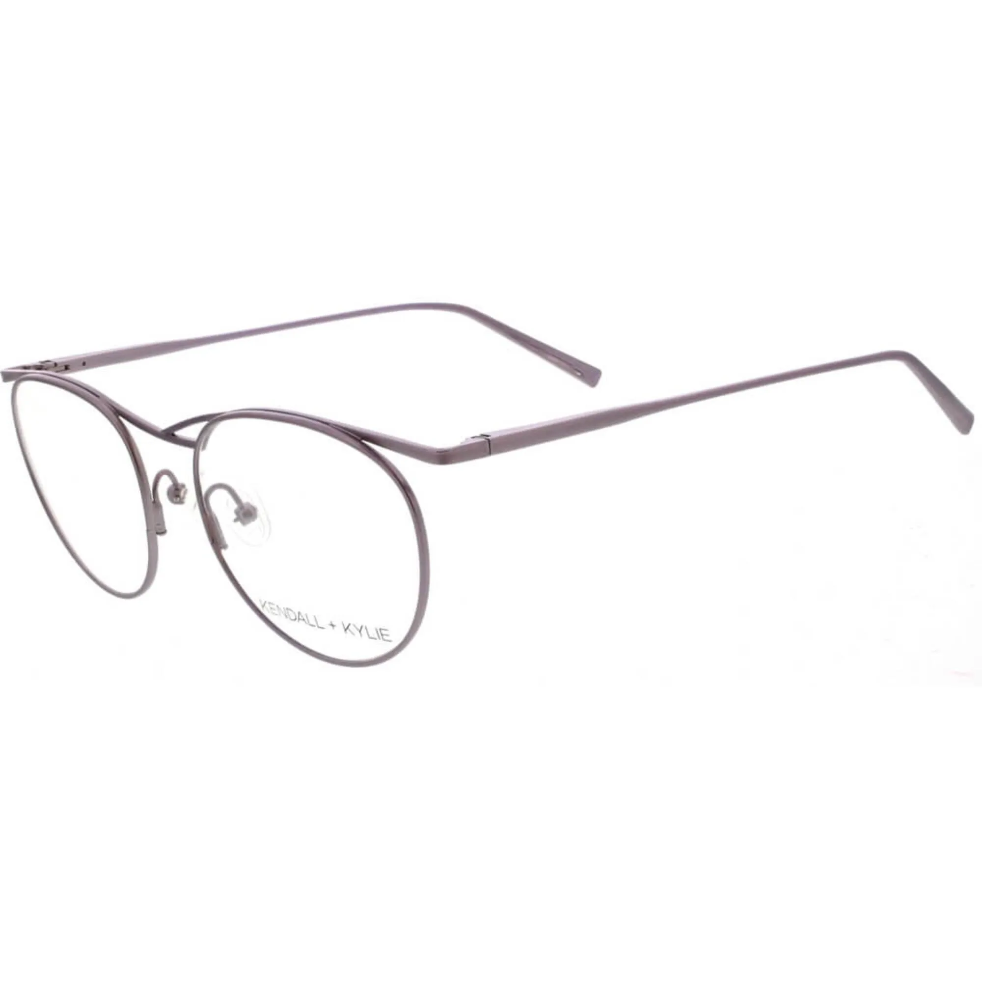 Kendall   Kylie Women's Eyeglasses - Lavender Metal Frame Demo Lens | KKO194 ALI 516