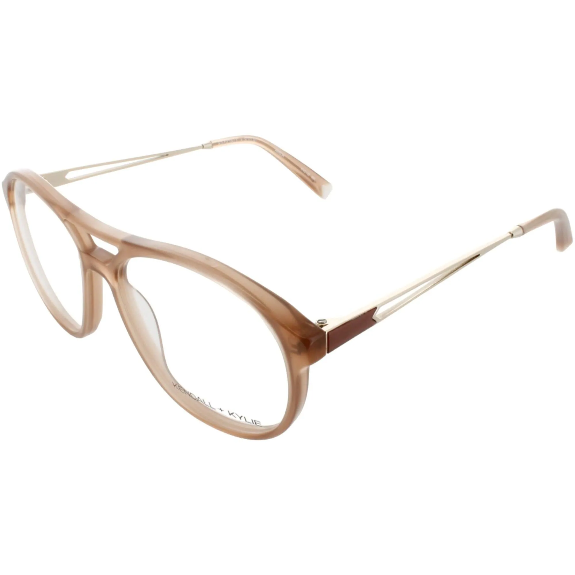 Kendall   Kylie Women's Eyeglasses - Pink Aviator Frame Demo Lens | KKO128G AMELIA 681