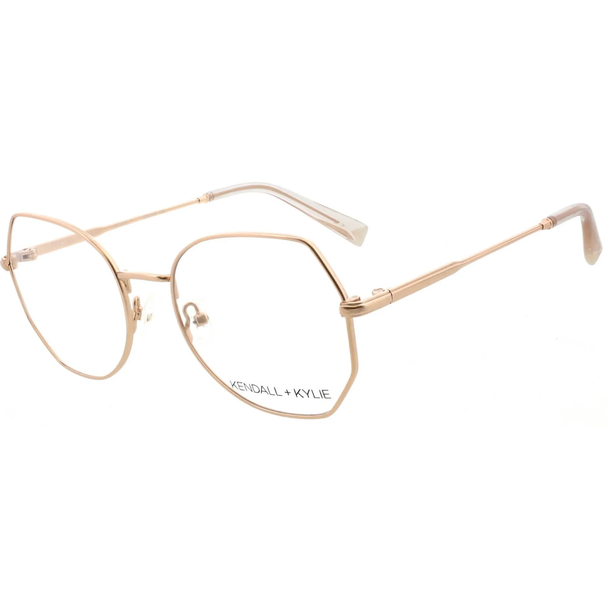 Kendall   Kylie Women's Eyeglasses - Rose Gold Frame Demo Lens | KKO145 JOANNA 780