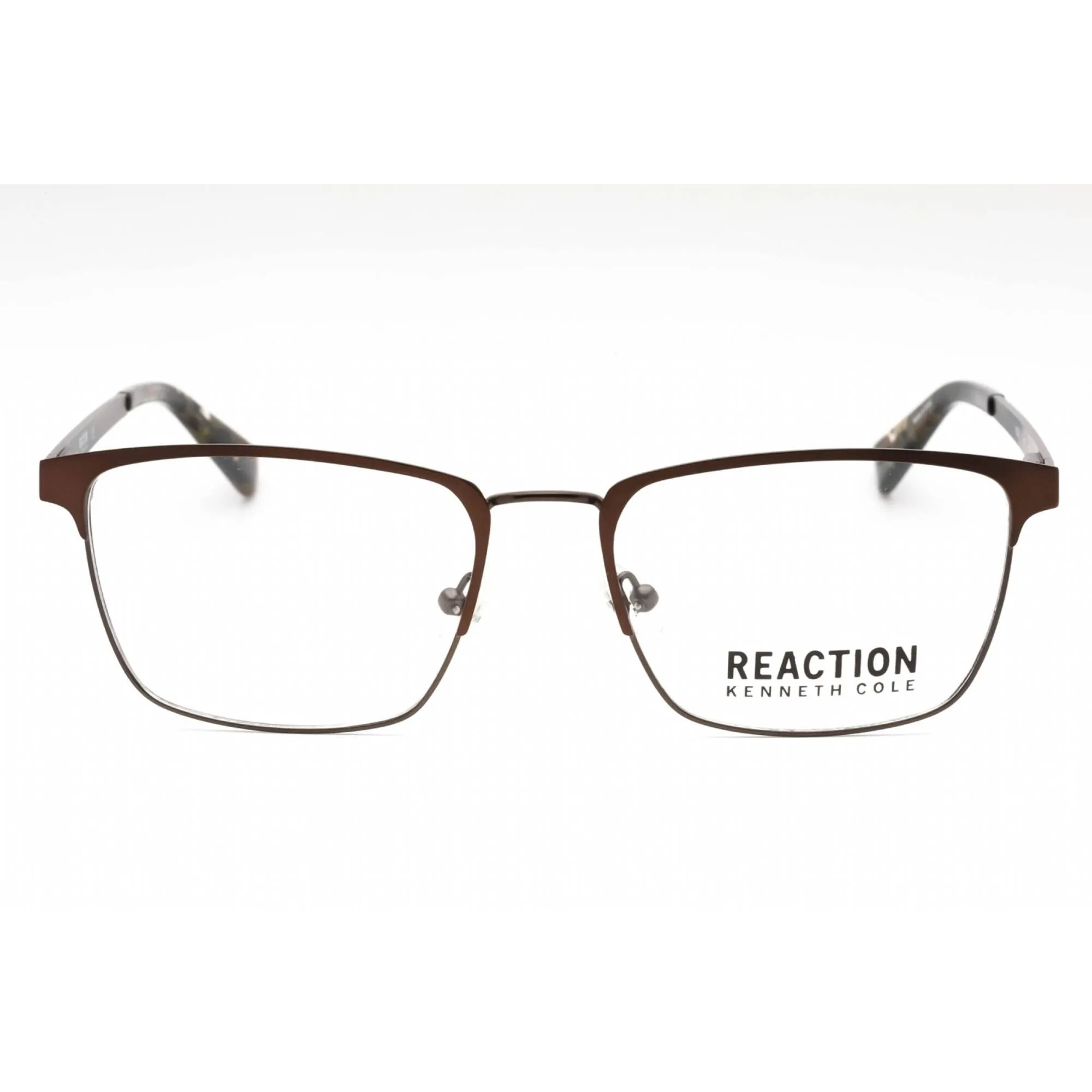 Kenneth Cole Reaction Men's Eyeglasses - Matte Dark Brown Metal Frame | KC0871 049